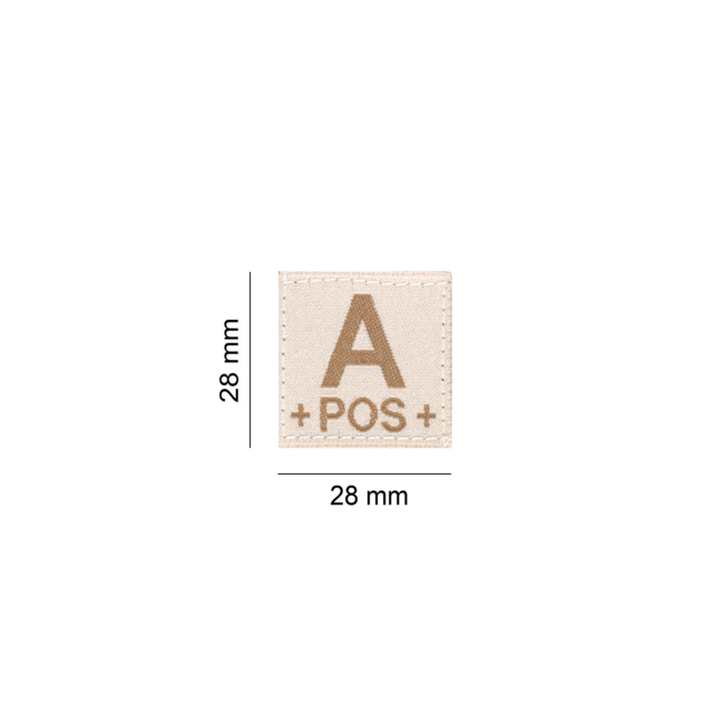 A Pos Bloodgroup Patch Desert - Clawgear