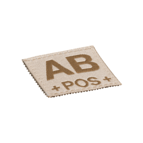 AB Pos Patch Grupa Krwi Pustynny - Clawgear