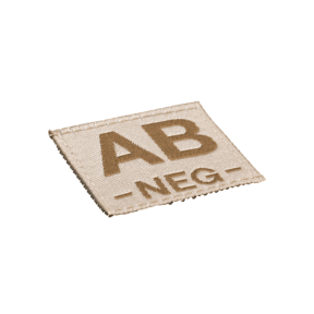 AB Neg Blutgruppen Patch Desert - Clawgear