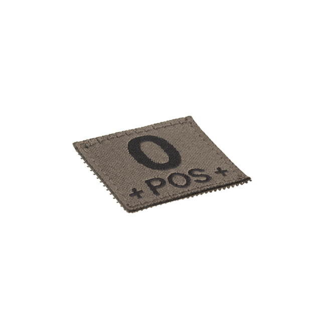 0 Pos Grupa Krwi Patch- Clawgear