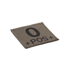 0 Pos Bloedgroep Patch- Clawgear