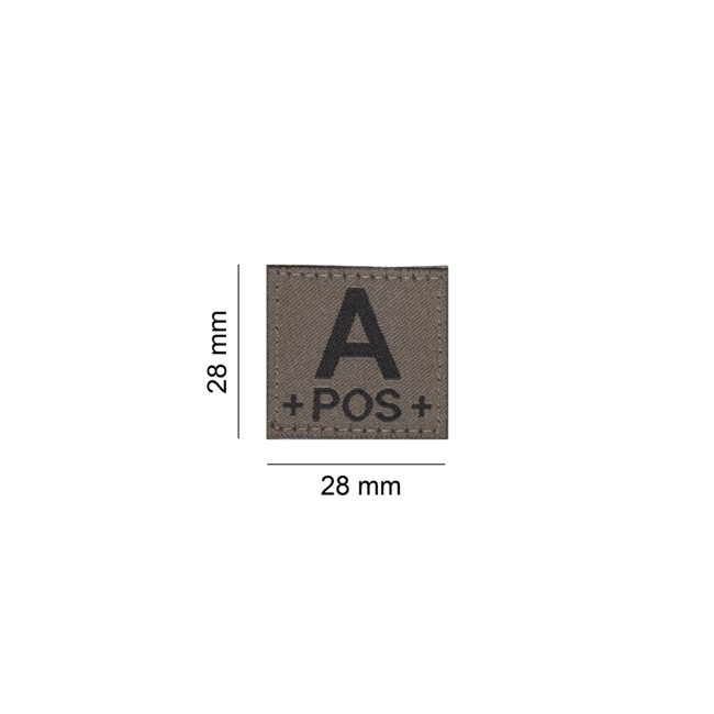 A Pos Bloodgroup Patch- Clawgear
