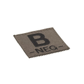 B Neg Blutgruppen Patch - Clawgear