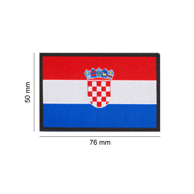 Croatia Flag Patch- Clawgear