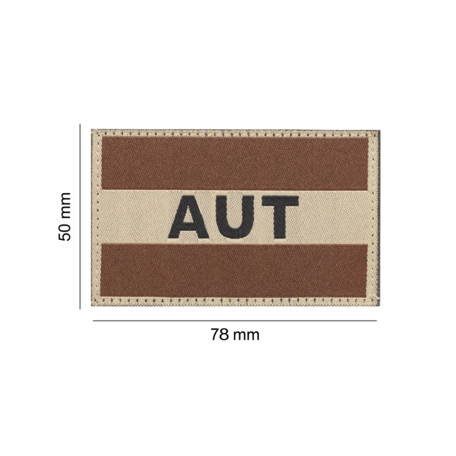 Austria Flag Patch Desert - Clawgear