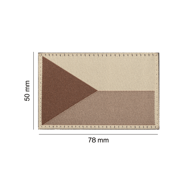 Czech Republic Flag Patch Desert - Clawgear