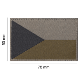 Czech Republic Flag Patch- Clawgear
