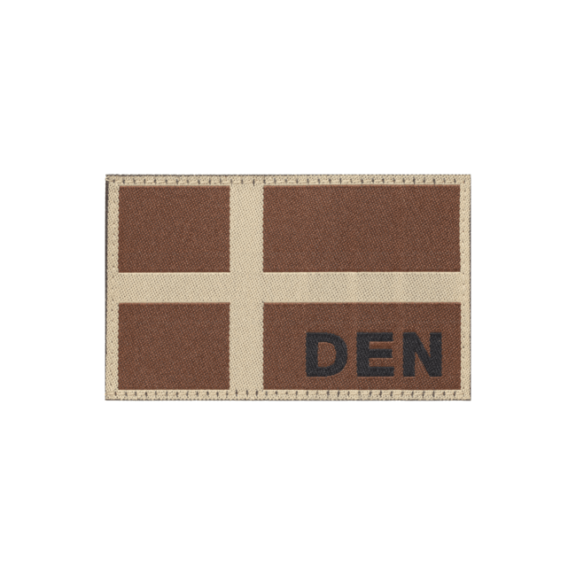 Denemarken Vlag Patch Desert - Clawgear