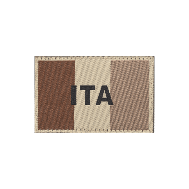 Italy Flag Patch Desert - Clawgear