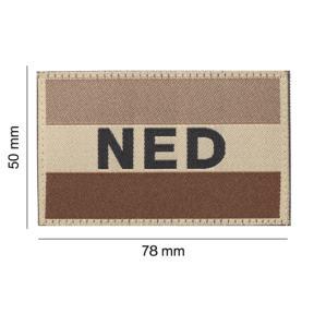 Netherlands Flag Patch Desert - Clawgear