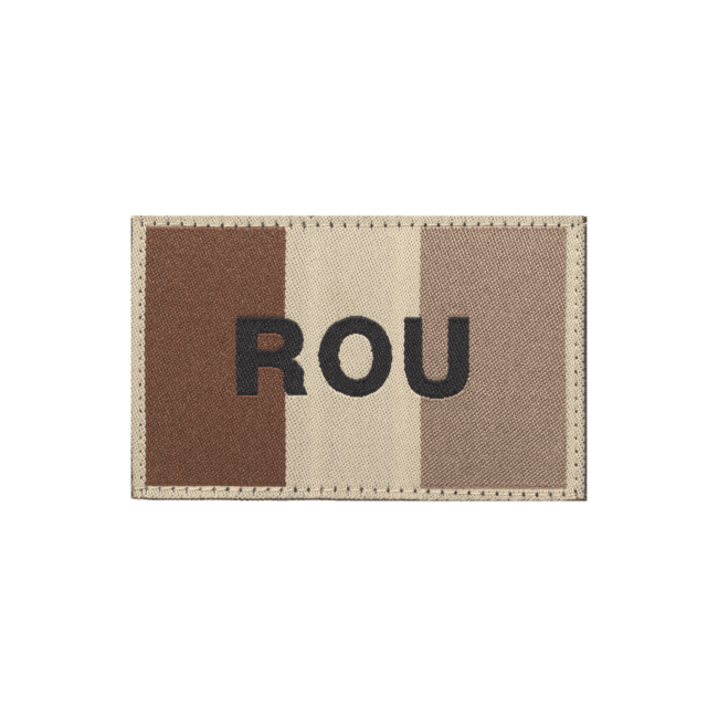 Romania Flag Patch Desert - Clawgear