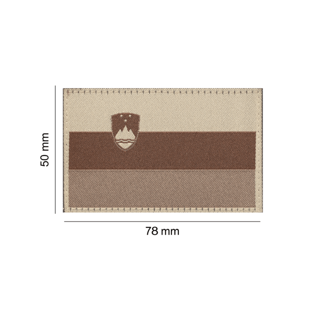 Slovenia Flag Patch Desert - Clawgear