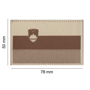 Slovenia Flag Patch Desert - Clawgear