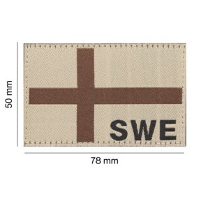 Sweden Flag Patch Desert - Clawgear