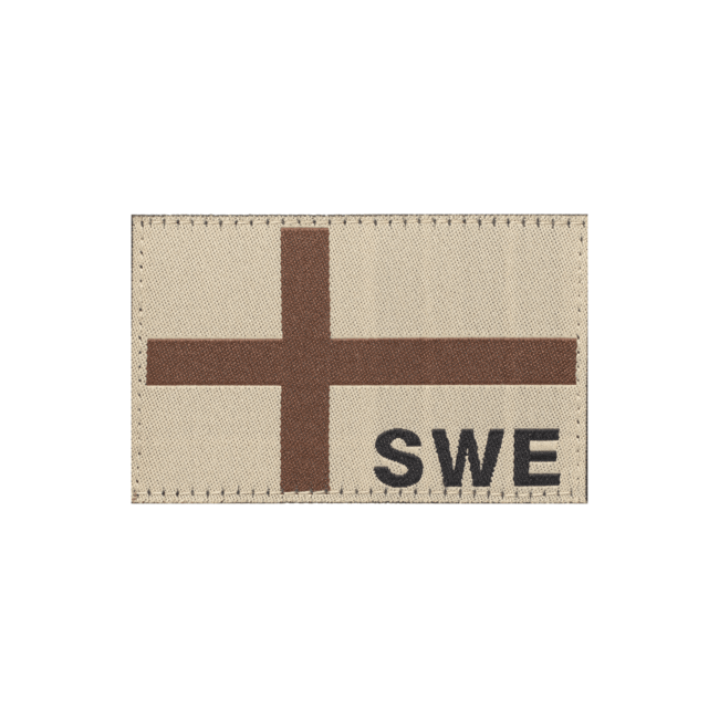 Sweden Flag Patch Desert - Clawgear