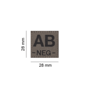 AB Neg Blutgruppen-Patch - Clawgear