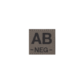 AB Neg Bloodgroup Patch- Clawgear