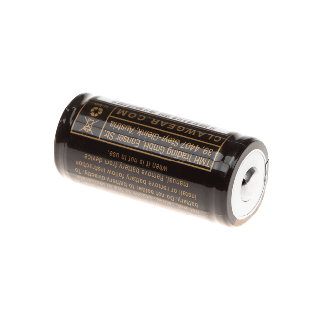 16340 Battery 3.7V 700mAh Black - Clawgear