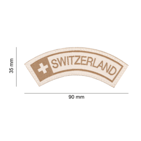 Switzerland Small Tab Patch Desert - Clawgear
