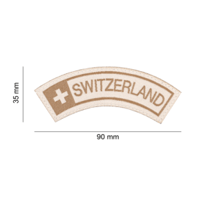 Switzerland Small Tab Patch Desert - Clawgear