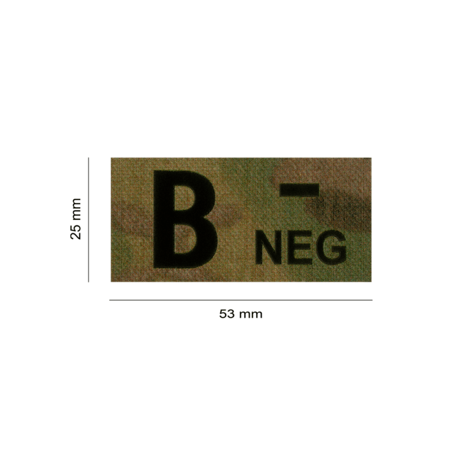 B Neg IR Patch Multicam - Clawgear