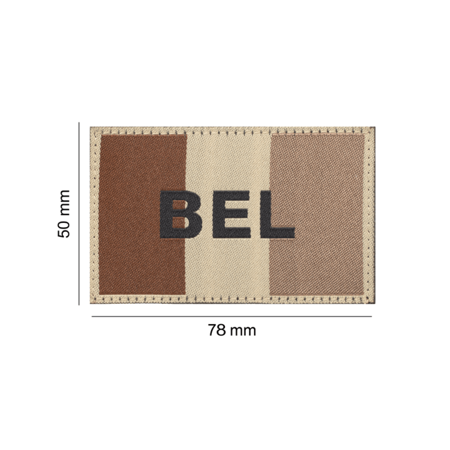 Belgium Flag Patch Desert - Clawgear