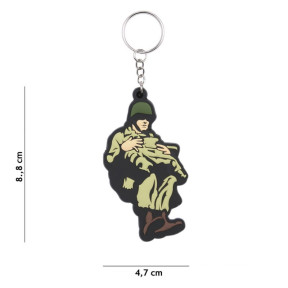Breloczek 3D PVC WWII Paratrooper - 101 Inc