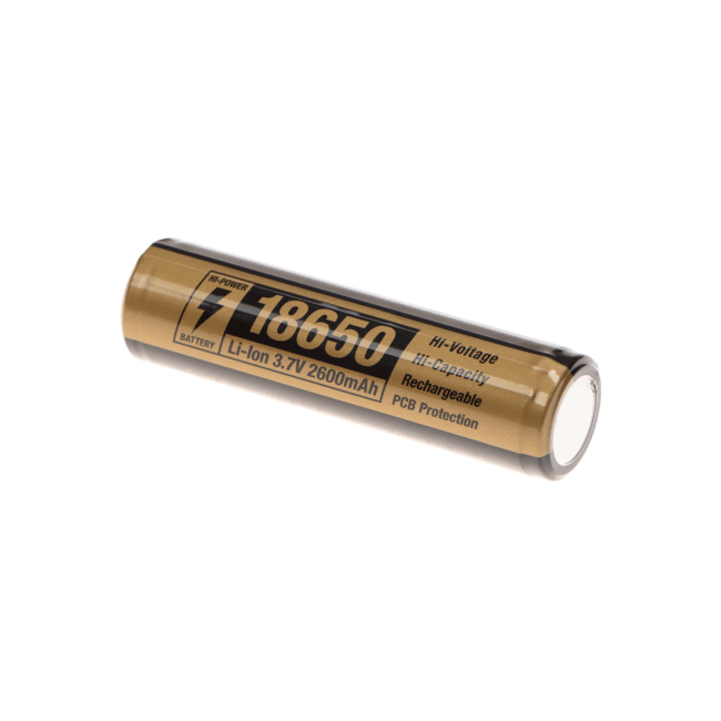 Bateria 18650 3.7V 2600mAh- Clawgear