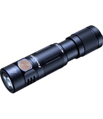 Lampe de poche porte-clés 400 lumens rechargeable E05R Noir - Fenix