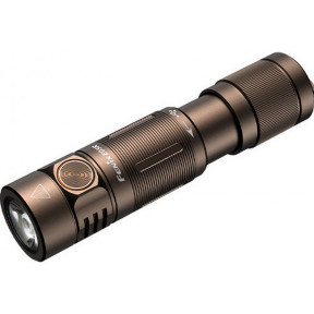 Lampe de poche porte-clés 400 lumens rechargeable E05R Marron - Fenix