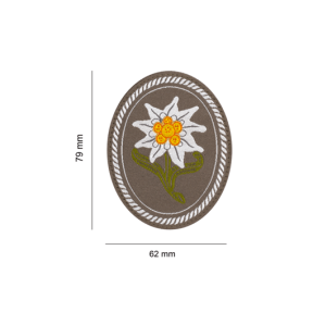 Edelweiss Patch Oval- Clawgear