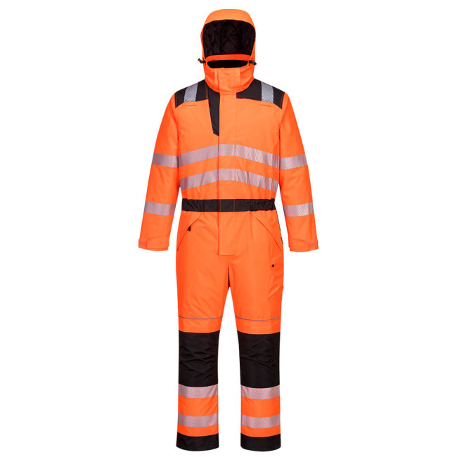 Combinaison d'hiver PW3 haute visibilité Orange noir - Portwest
