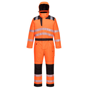 Combinaison d'hiver PW3 haute visibilité Orange noir - Portwest
