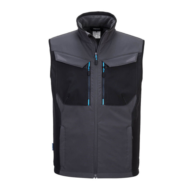 Mouwloos softshell vest WK3 metaalgrijs - Portwest
