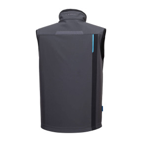 Ärmellose Softshell-Weste WK3 metallgrau - Portwest