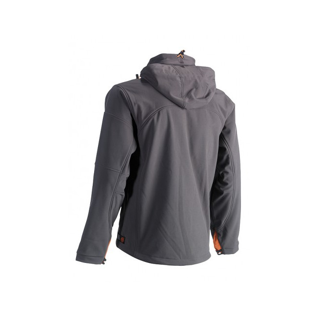 Veste Softshell grise à capuche - HEROCK