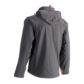 Kurtka Softshell szara z kapturem - HEROCK