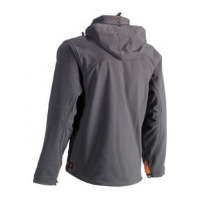Veste Softshell grise à capuche - HEROCK
