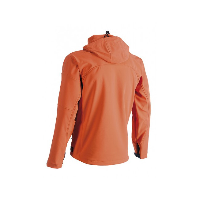 Kurtka Softshell pomarańczowa z kapturem - HEROCK