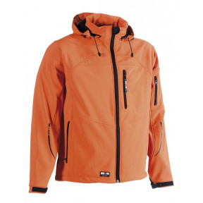 Orange Softshell-Jacke mit Kapuze - HEROCK