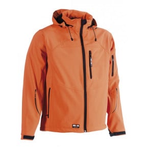 Veste Softshell orange à capuche - HEROCK