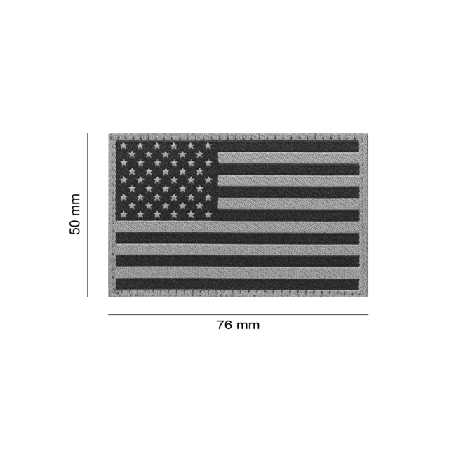USA Flag Patch Black - Clawgear