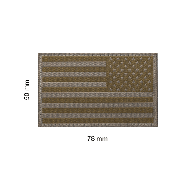 USA Reversed Flag Patch- Clawgear