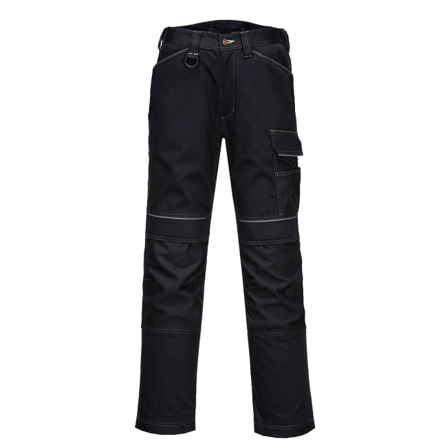 Damen Stretch Slim Fit Arbeitshose Schwarz - Portwest