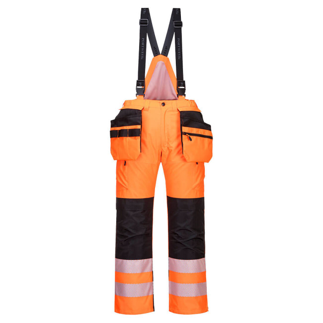 Pantalon d'hiver PW3 haute visibilité Orange Noir - Portwest