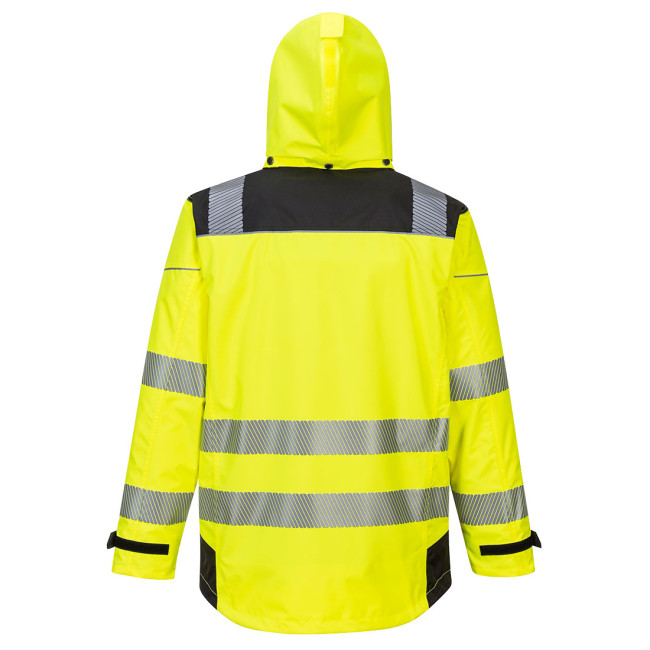 Parka PW3 3 en 1 haute visibilité Jaune Noir - Portwest 