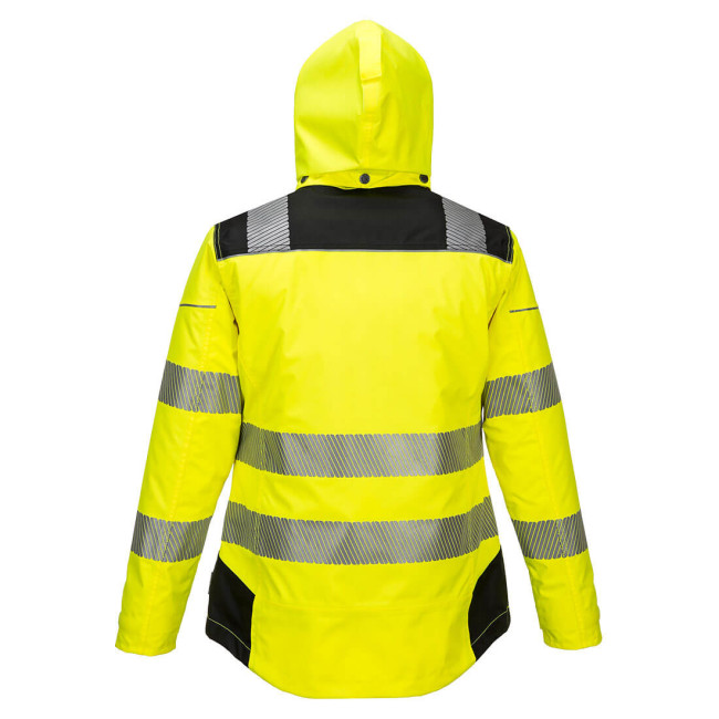 Dames Winterparka Geel waterdicht en gewatteerd - Portwest
