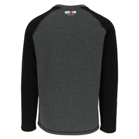 Arbeitssweatshirt Roles dunkelgrau und schwarz - Herock