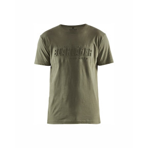 T-shirt imprimé 3D Vert Automne - Blaklader
