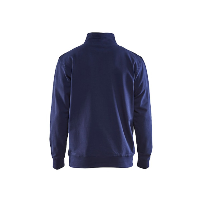 Zweifarbiger Trucker-Sweatshirt Marine/Neongelb - Blaklader